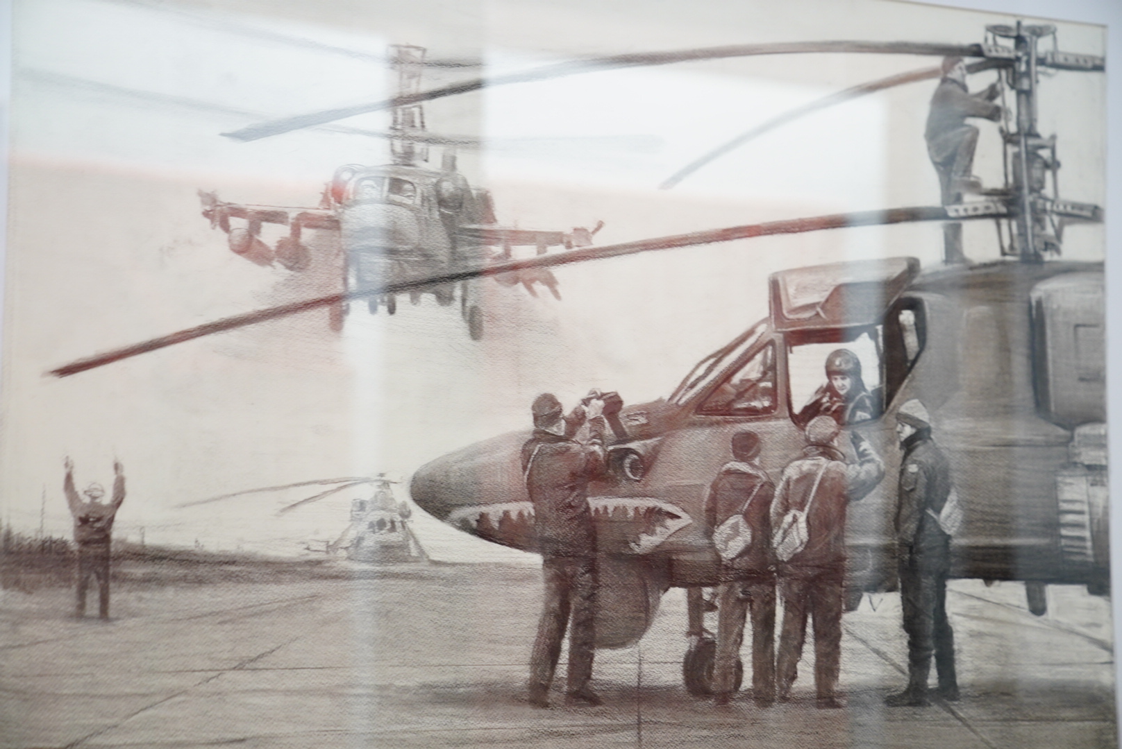 Художник Юрий Сивачев рассказал в Уфе, как пишет портреты под прицелом вражеских