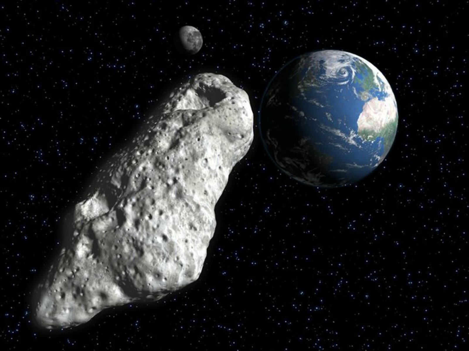 Мимо Земли пролетел небольшой астероид