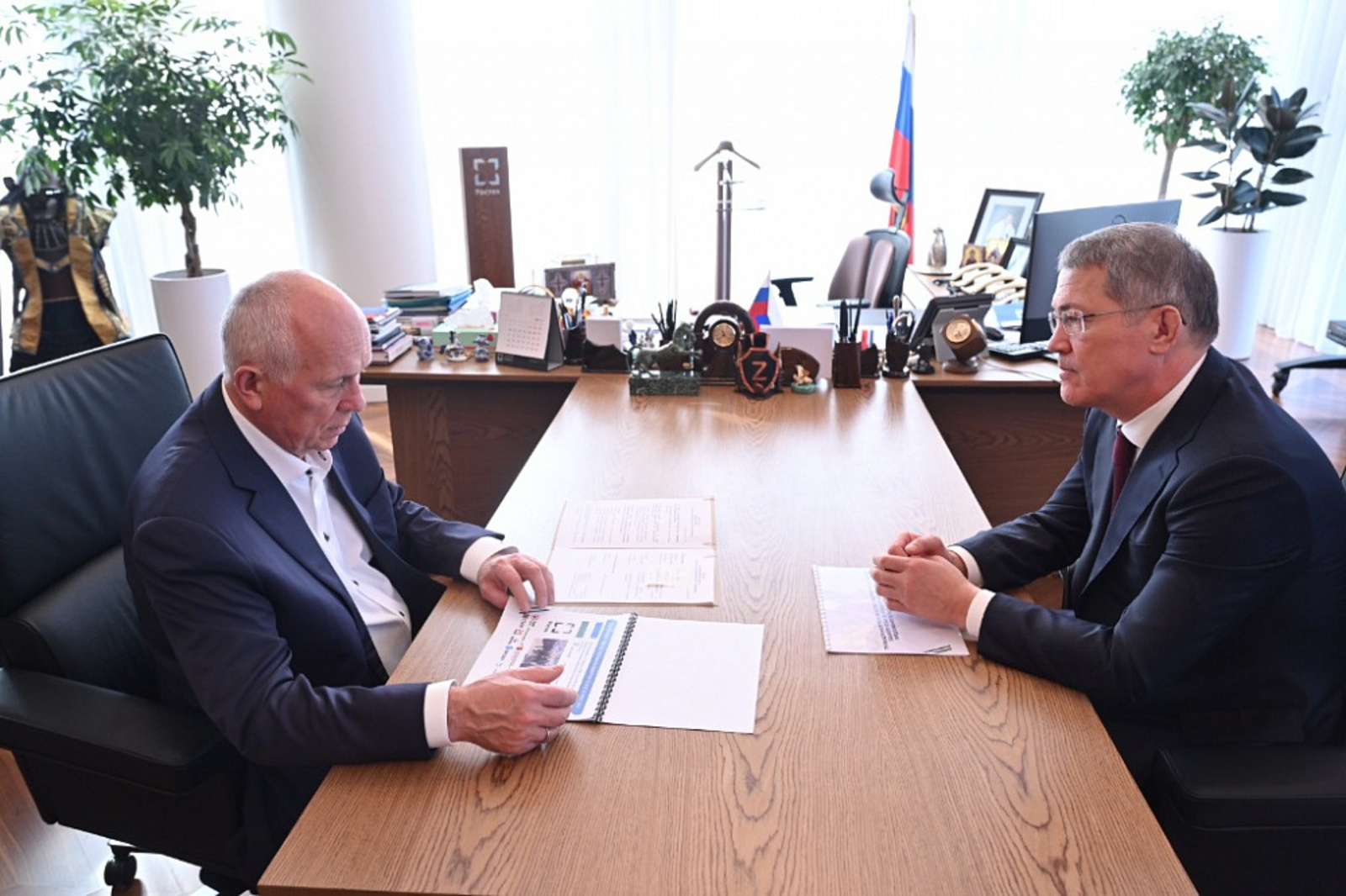 Встреча с генеральным директором Госкорпорации Ростех Сергеем Чемезовым