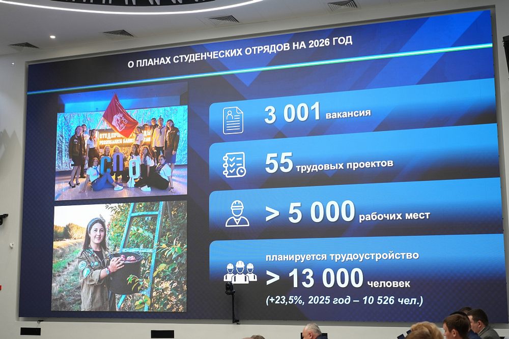 В Башкортостане планируют трудоустроить более 13 тысяч участников студотрядов