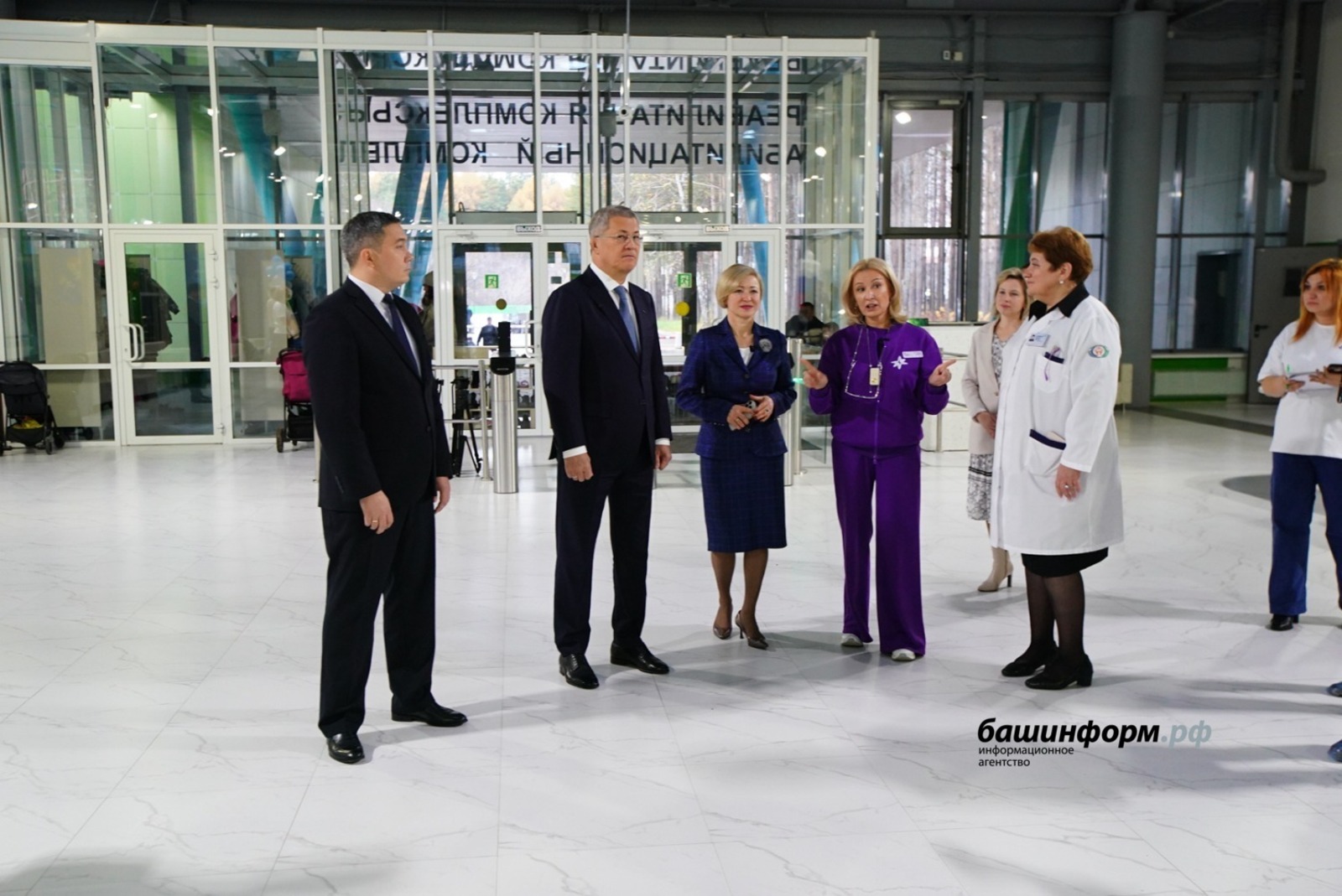 Глава Башкирии посетил юных подопечных комплекса «Салют»