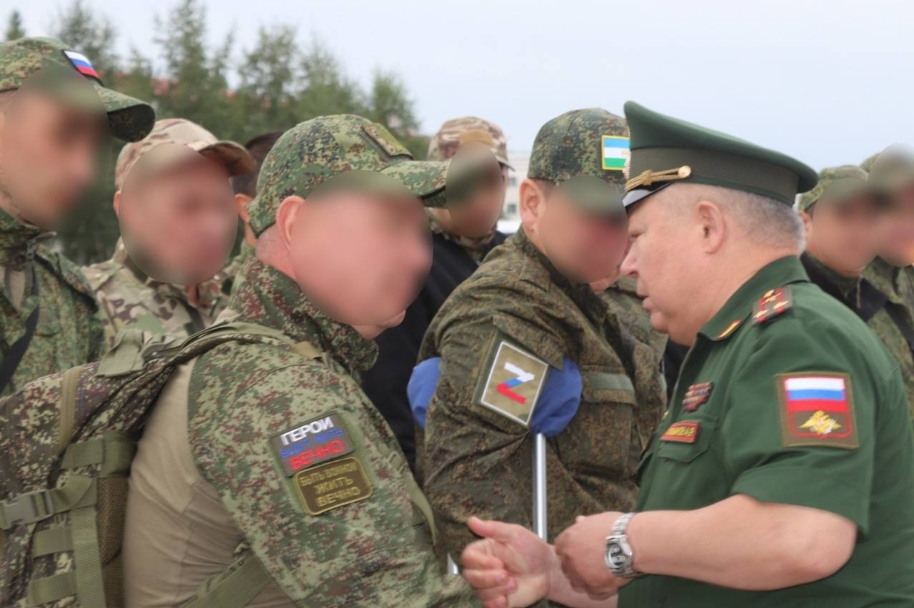 В Башкирии в зону СВО проводили очередную группу бойцов после отпуска
