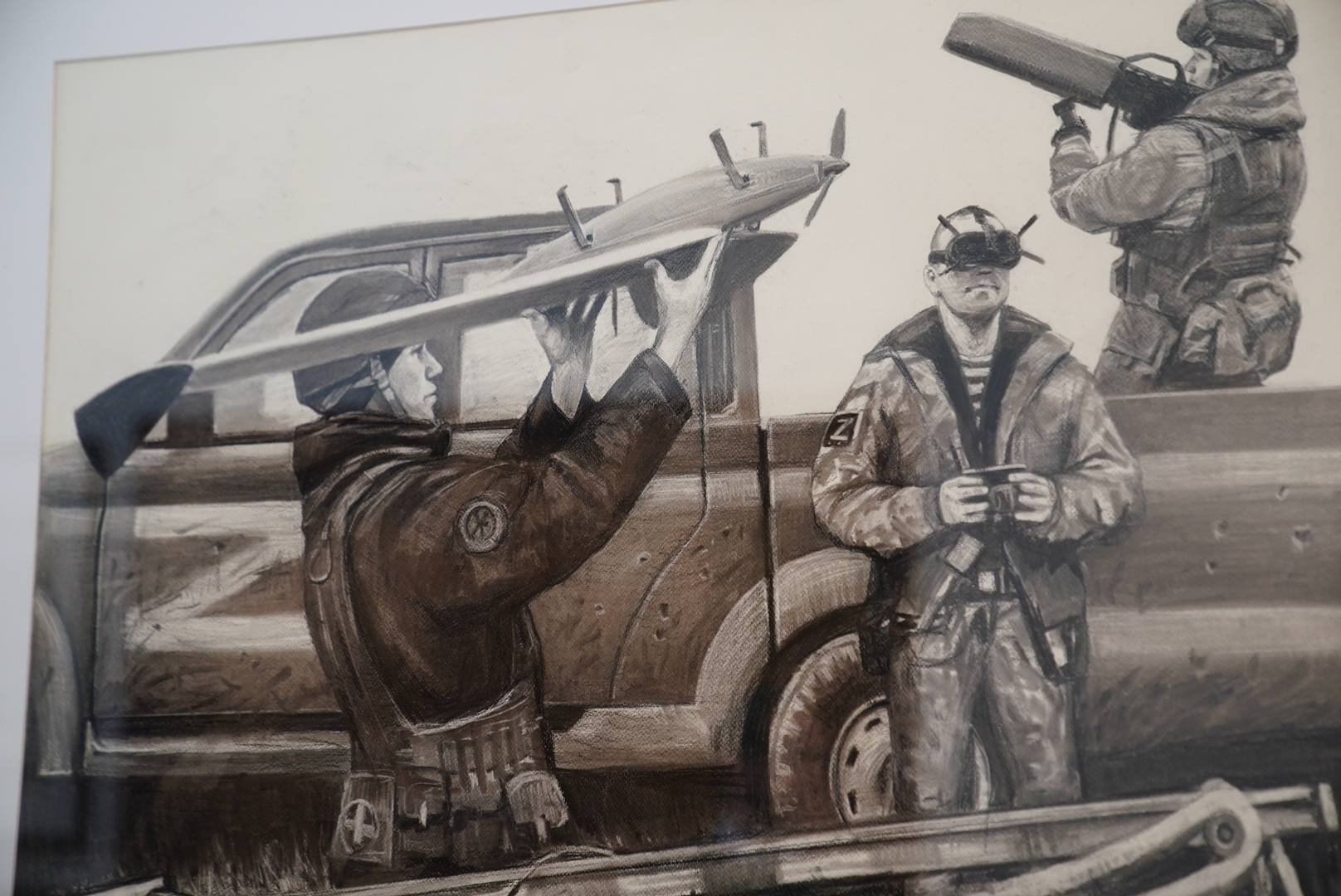 Художник Юрий Сивачев рассказал в Уфе, как пишет портреты под прицелом вражеских