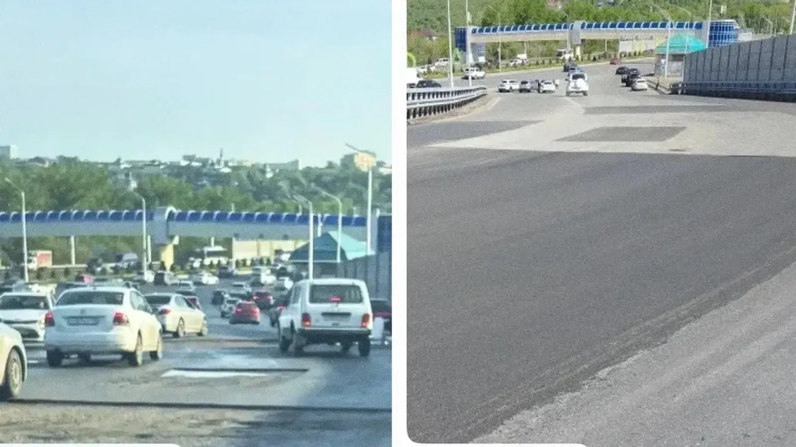 На Демском путепроводе Уфы выполнили ямочный ремонт