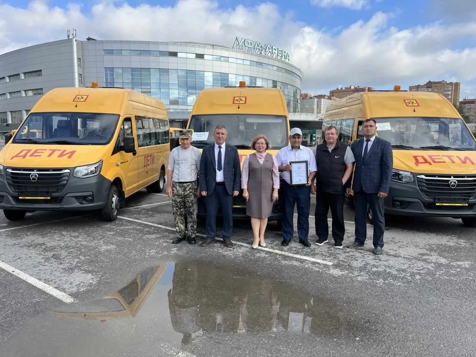 Современные автобусы для школьников Башкирии