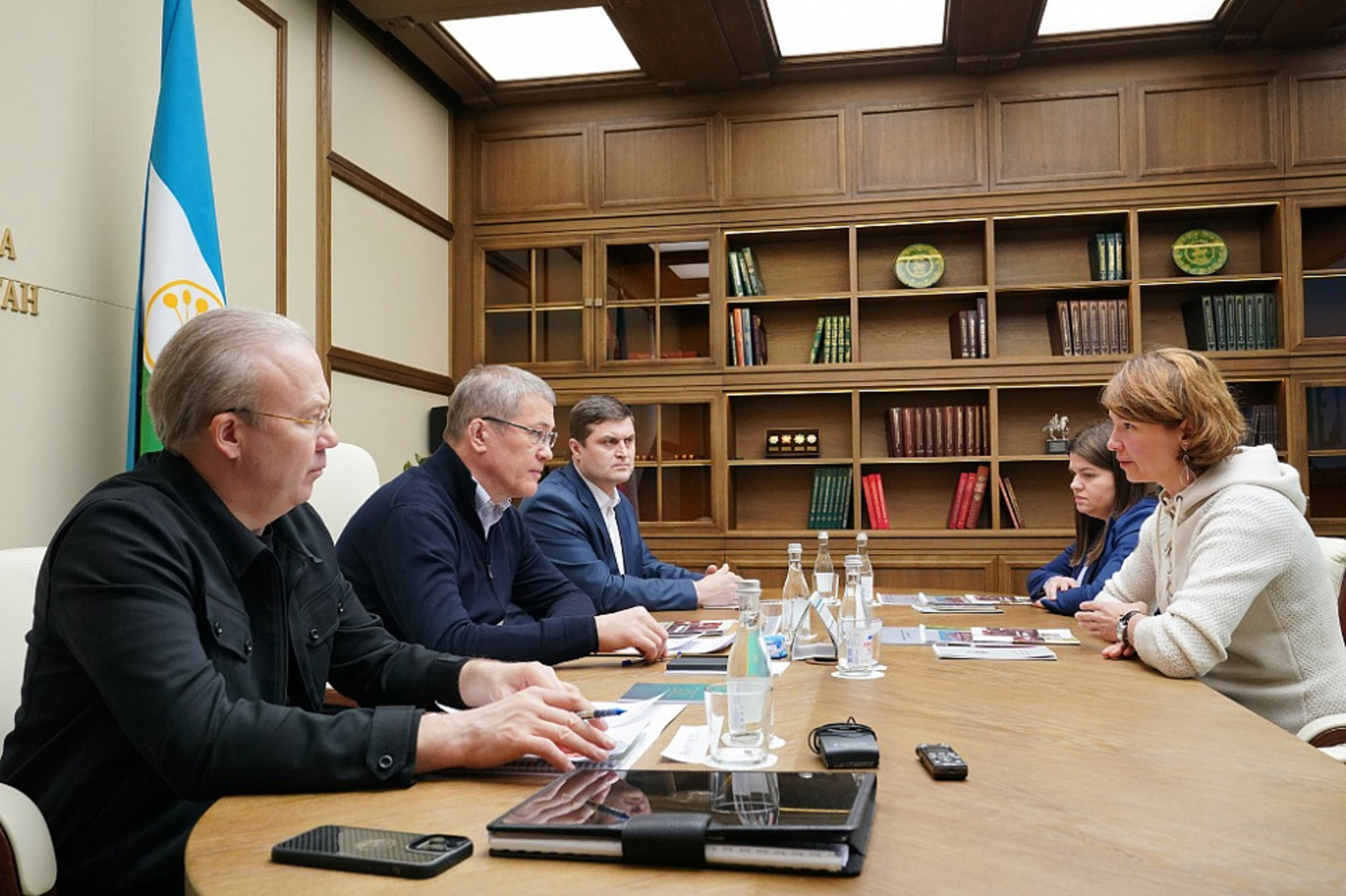 Встреча Радия Хабирова с первым заместителем министра сельского хозяйства России Оксаной Лут