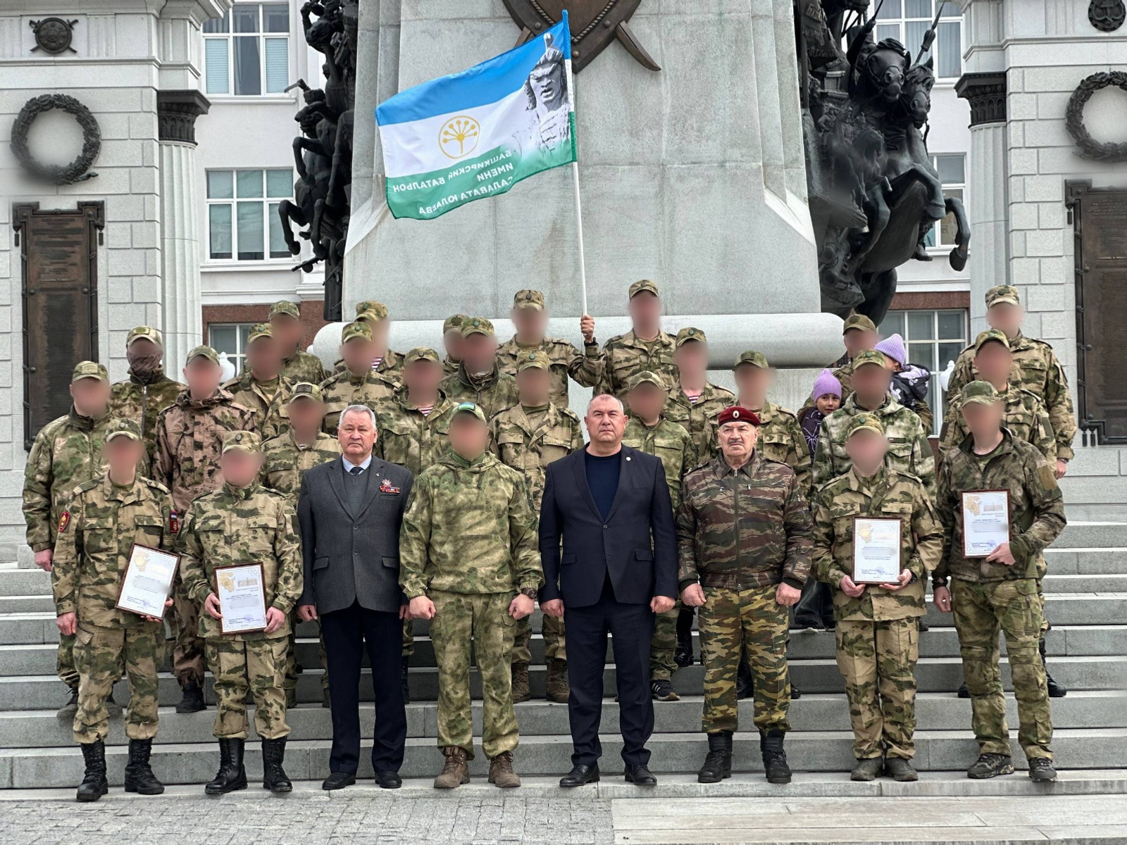 В Уфу из зоны СВО приехали бойцы батальона имени Салавата Юлаева