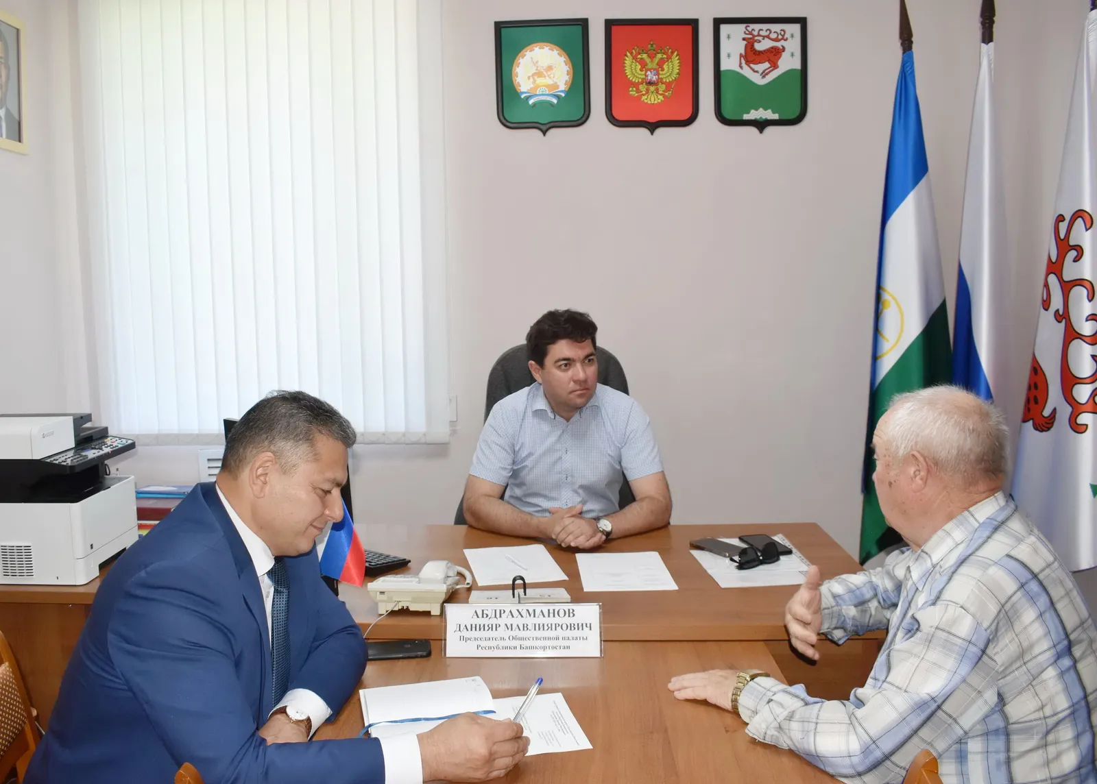 Председатель ОП РБ Данияр Абдрахманов провёл приём граждан в Зилаире