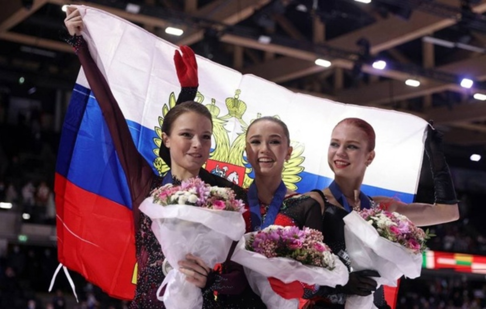 Фигуристки из России победили на Чемпионате Европы