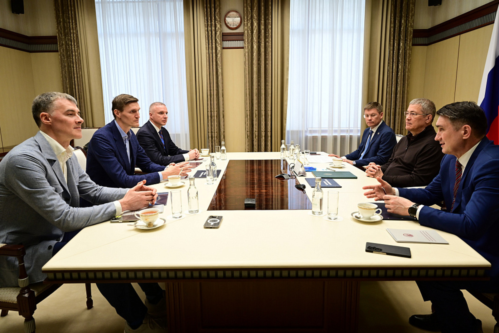 Встреча с президентом Российской федерации баскетбола Андреем Кириленко