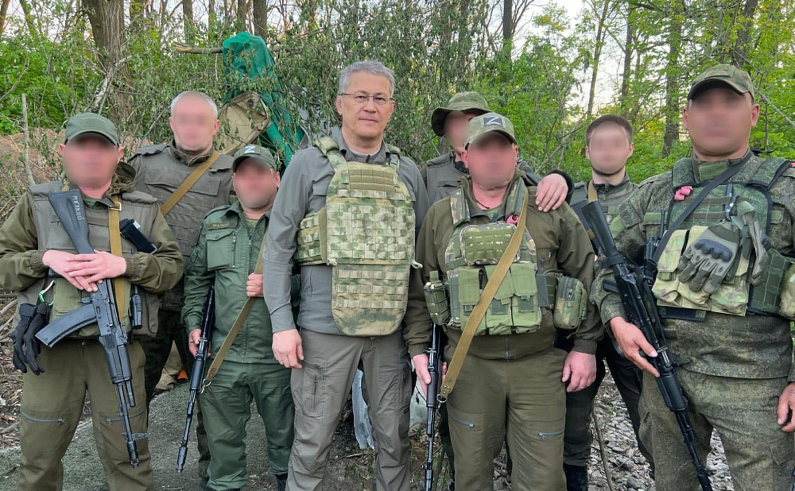 Радий Хабиров находится с рабочей поездкой на Донбассе