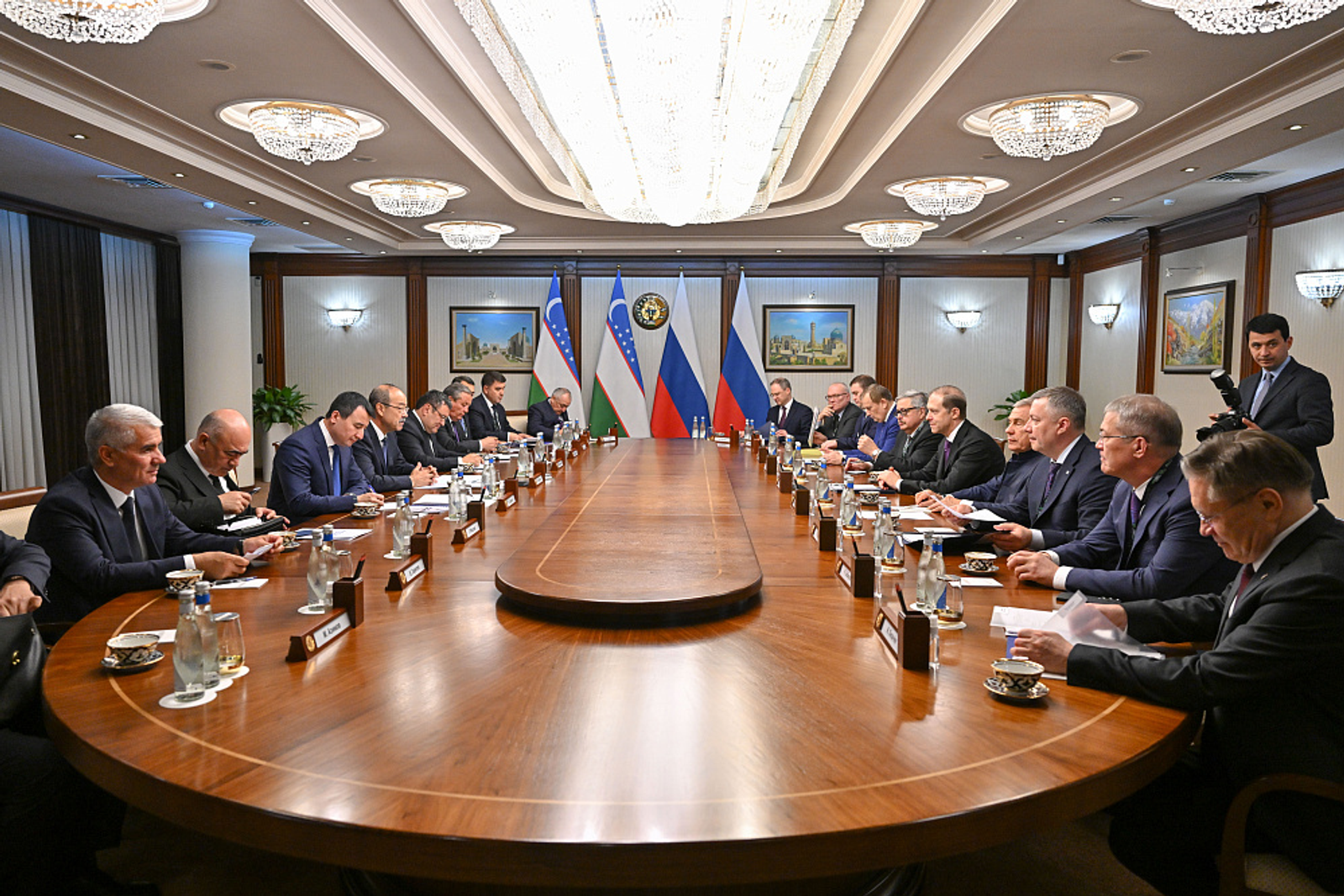 Встреча с Премьер-министром Узбекистана Абдуллой Ариповым