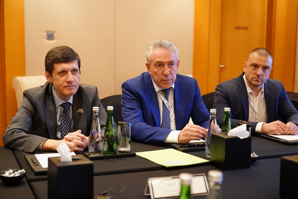 Встреча Радия Хабирова с председателем Российско-Эмиратского делового совета Сергеем Горьковым